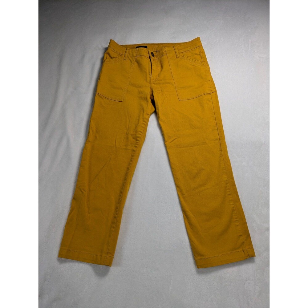 NWOT Kut from the Kloth Crop Straight Leg Pants Mustard Yellow Size 10